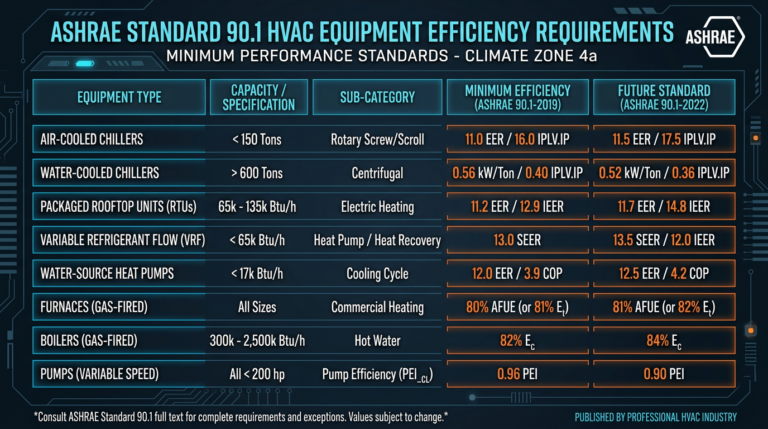 Diagram: ASHRAE 90.1: HVAC Efficiency Requirements Explained