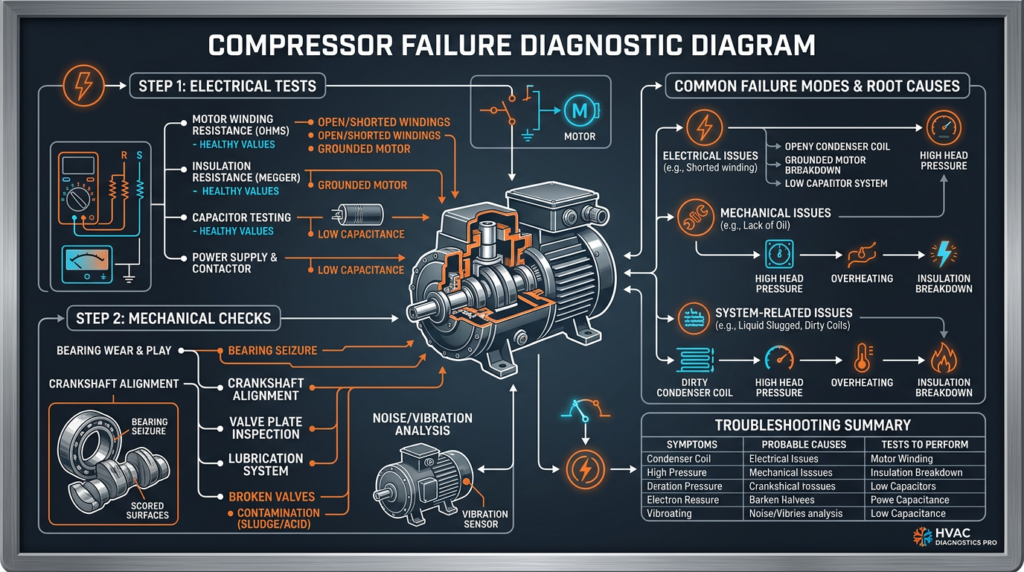 Diagram: Compressor Failure: Diagnosis, Causes, and Prevention