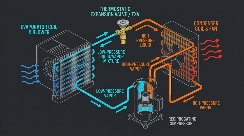Diagram: How Air Conditioners Work: The Complete Guide