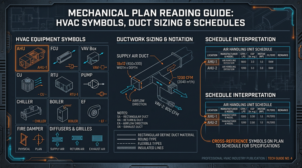 Diagram: HVAC Drawings: How to Read Mechanical Plans