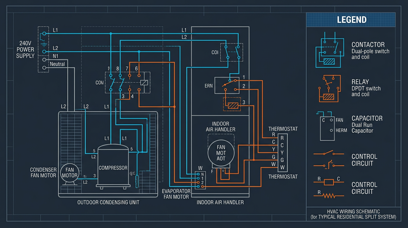 HVAC Electrical Diagrams: How to Read Wiring Schematics - HVAC.best