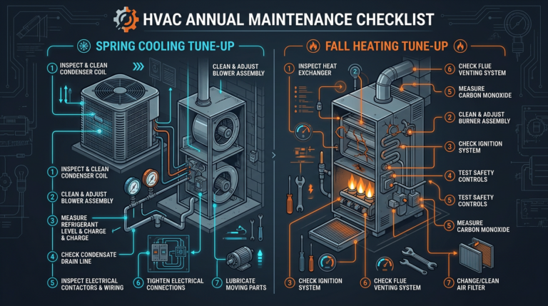 Diagram: HVAC Preventive Maintenance: The Complete Annual Checklist