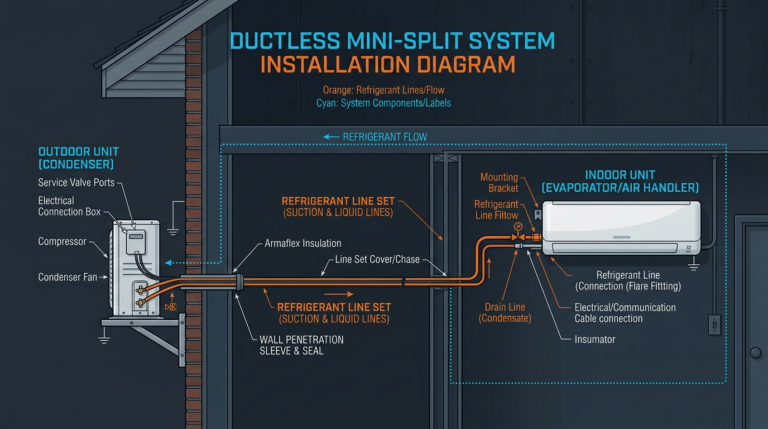 Diagram: Mini-Split Systems: Installation, Sizing, and Troubleshooting