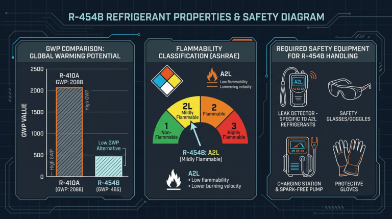Diagram: R-454B Refrigerant: Properties, Safety, and Transition Guide