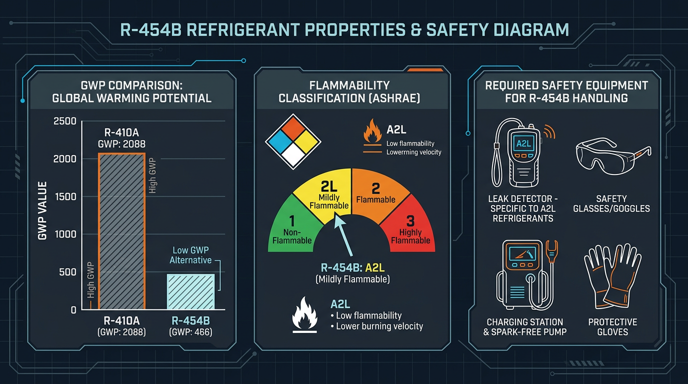 Normal Operating Pressure R454b R-454B Refrigerant: Properties, Safety, and Transition Guide - HVAC.best