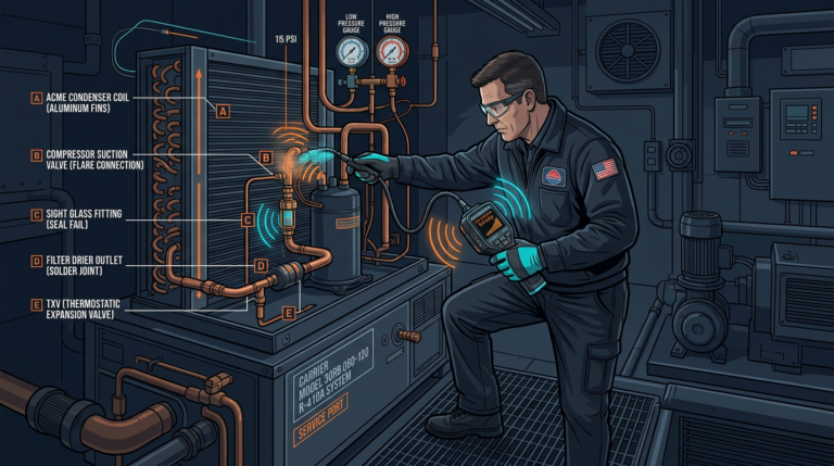 Diagram: Refrigerant Leak Detection: Methods and Best Practices