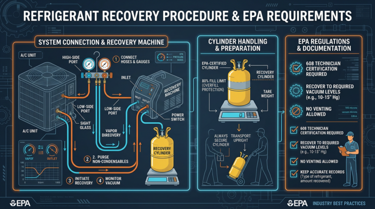 Diagram: Refrigerant Recovery: Procedures, Equipment, and Regulations