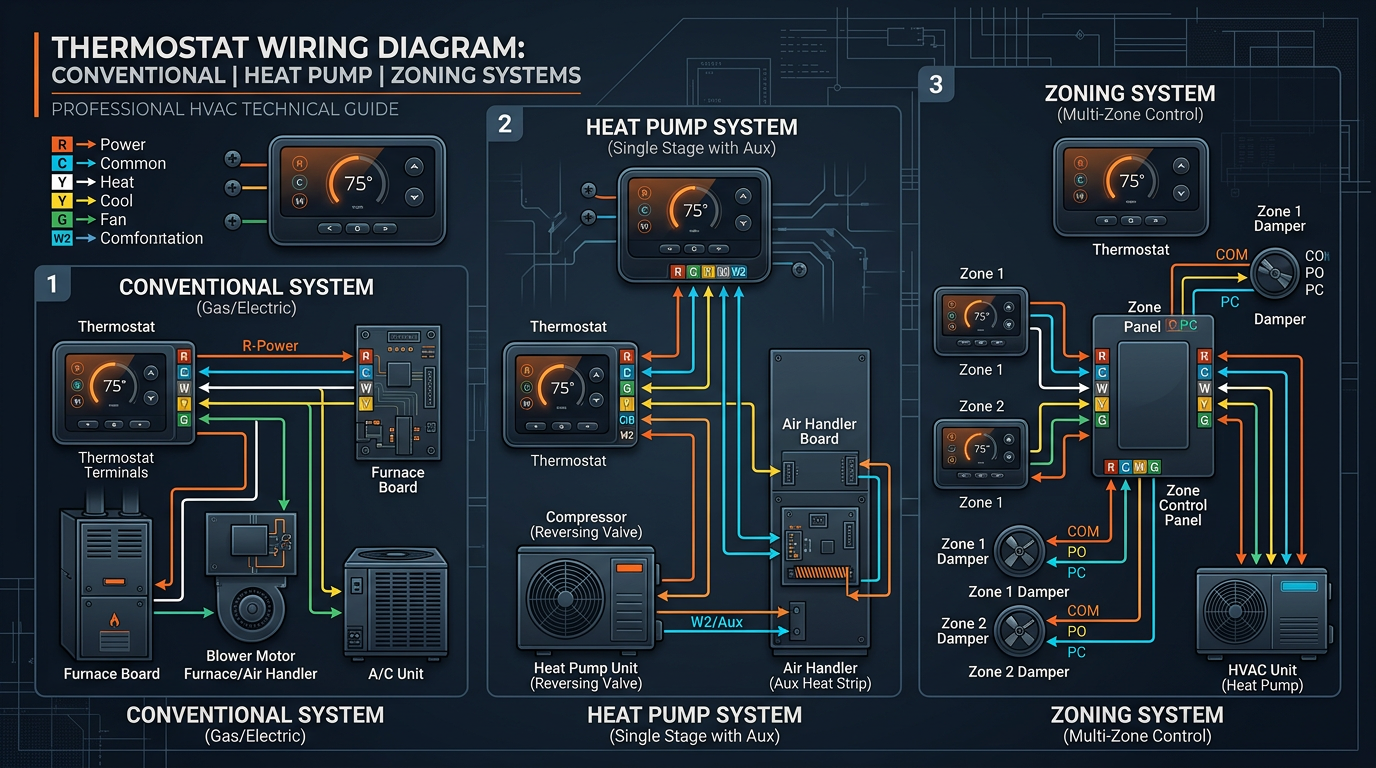 Vey R Sysm Thermostat Wiring: Complete Guide for Every System Type - HVAC.best