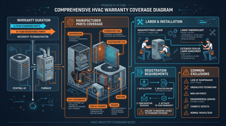Diagram: Understanding HVAC Warranties: Coverage, Exclusions, and Claims