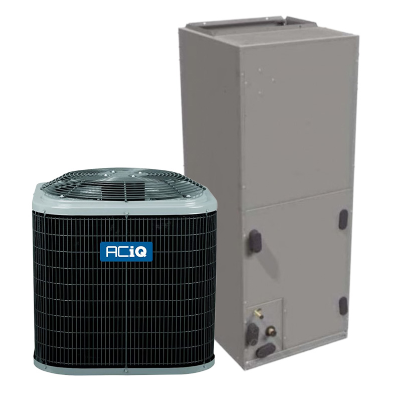 ACiQ 1.5 Ton Cooling Only Air Conditioning System | 14.5 SEER2 AC | 17.5" Wide Multi-Positional Air Handler | R454B