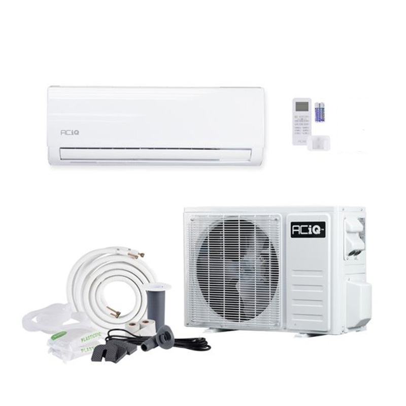 ACiQ 18000 BTU Single Zone Mini Split Heat Pump AC Wall Mounted System | 21 SEER2 | Essential Series | White | R454B
