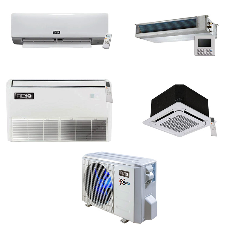 ACiQ 9000 BTU Mini Split Heat Pump AC System | Heats Down to -22° F & Beyond | Single Zone | R454B