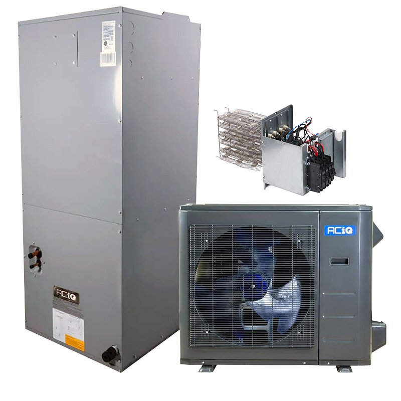 ACiQ 1 Ton Split Heat Pump AC System | 21 SEER2 High Efficiency Inverter Heats Down To 5° F and Beyond | R454B