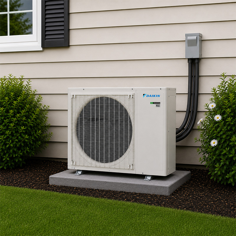 Daikin AURORA MXT 5-Zone 40,000 BTU Ductless Mini-Split Heat Pump Condenser – Heats Down to -13°F, Up to 20 SEER2, R32 (5MXT40AVJU9)