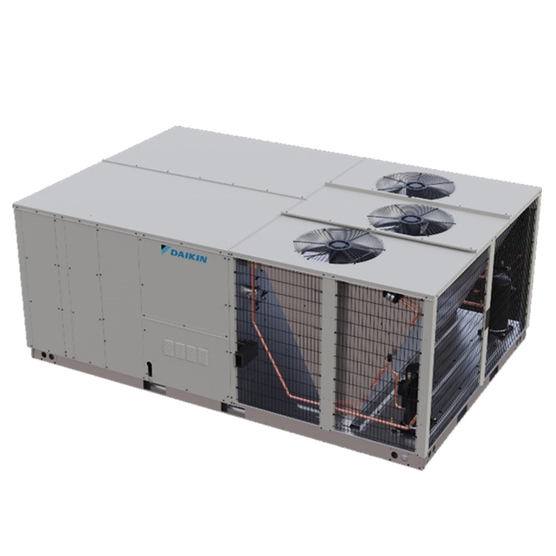 Daikin 15 Ton AC And 400000 BTU Gas/Electric Commercial Package Unit - 14 IEER, Two Stage, 81% AFUE, R32