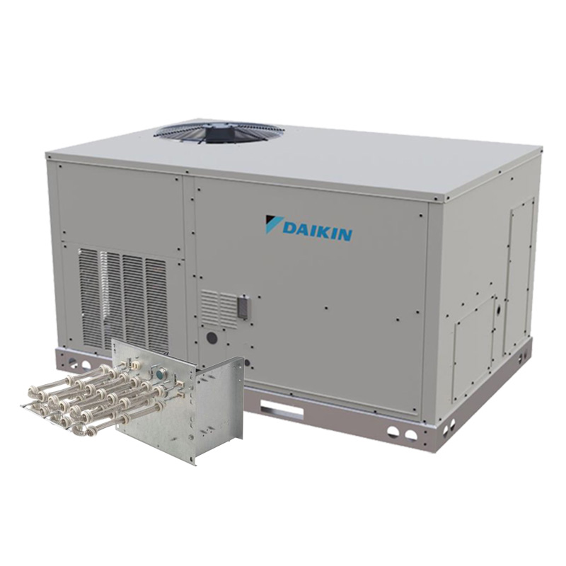 Daikin 6 Ton Commercial Package Unit Heat Pump AC - 16.7 IEER, 208-230/3/60, Two Stage, R32