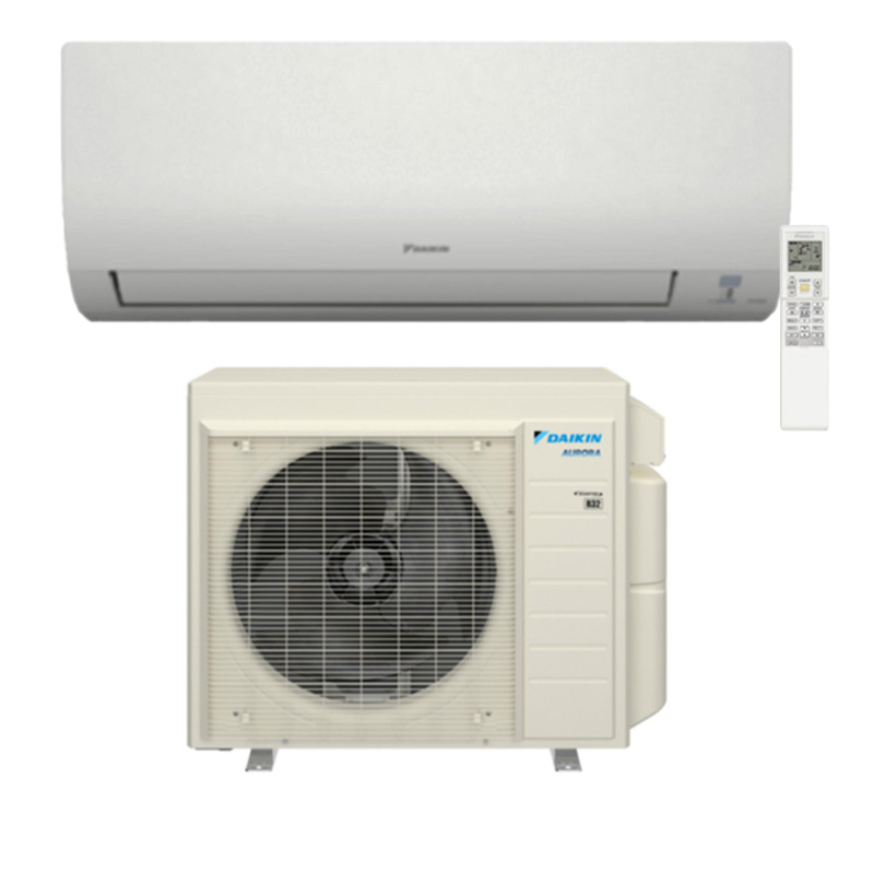 Daikin 12000 BTU R32 Low Ambient Mini Split Wall Mount Heat Pump 20 SEER2 System Aurora Series