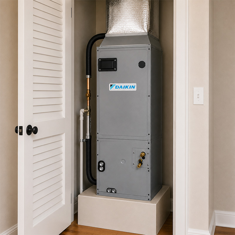 Daikin SkyAir 48,000 BTU Mini-Split Heat Pump Ducted Air Handler - Multi-Position, R32 (FTA48AAVJUA)