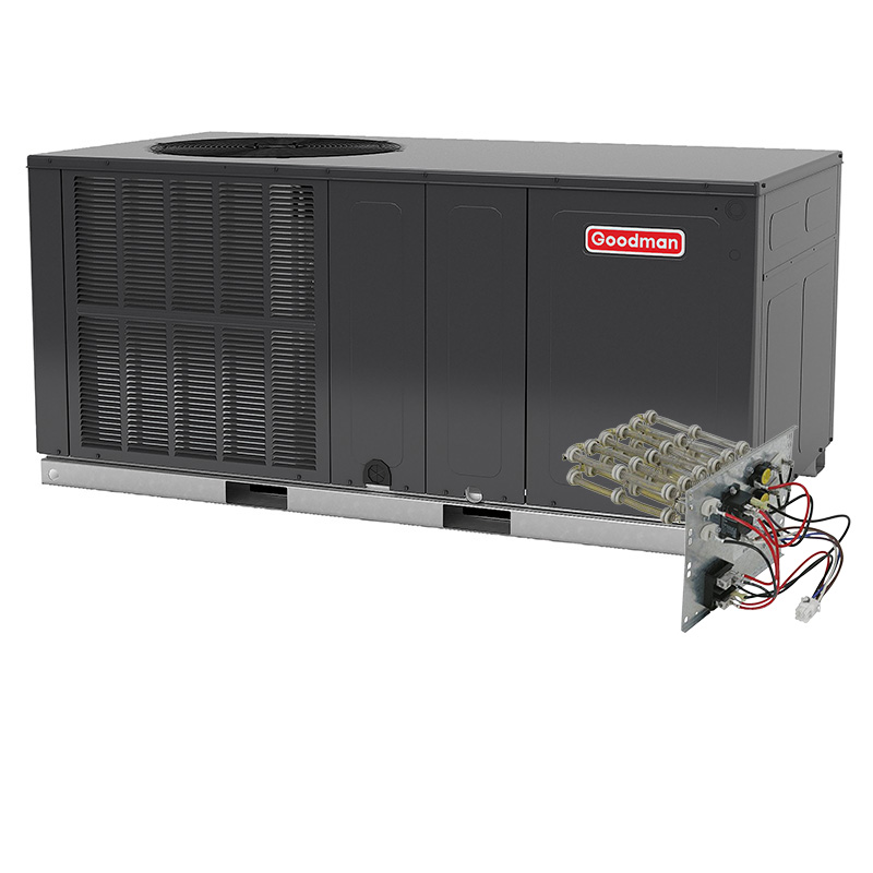 Goodman 2.5 Ton Package Unit Air Conditioning Cooling Only With Electric Heating | 13.4 SEER2 | Horizontal | R32