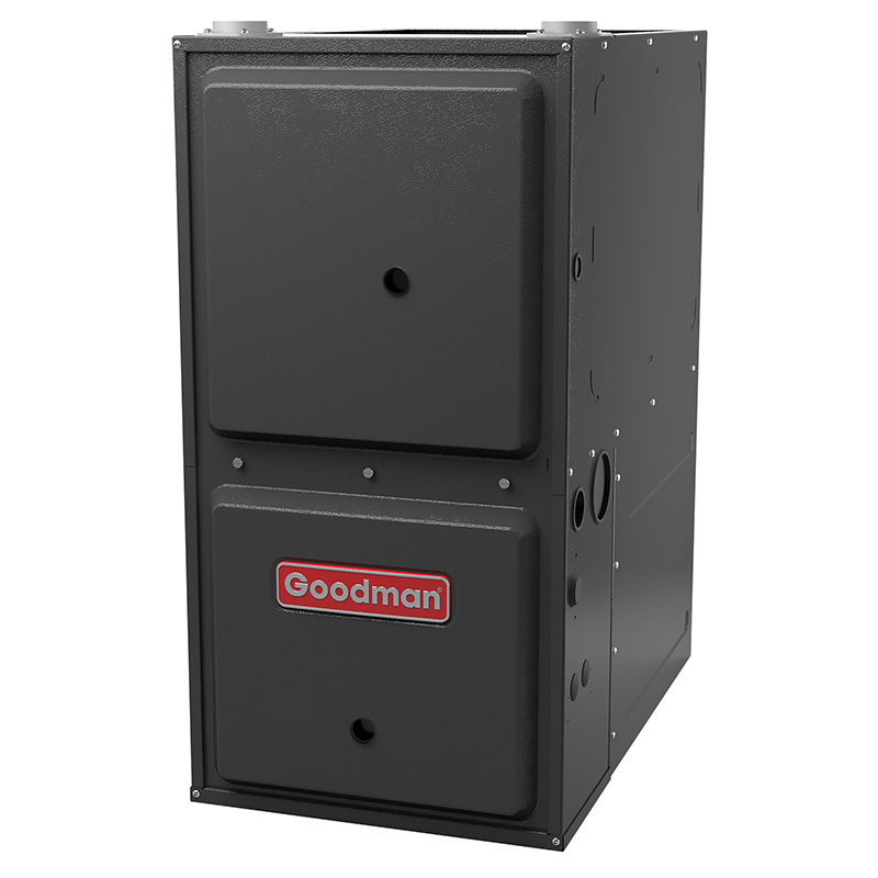Goodman R32 60000 BTU 80% Two Stage 9-Speed ECM Gas Furnace Low Nox Downflow (GD9T800603BX)