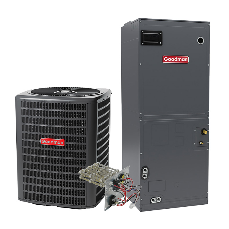 Goodman 3 Ton 15.2 SEER2 R32 High Efficiency Heat Pump System