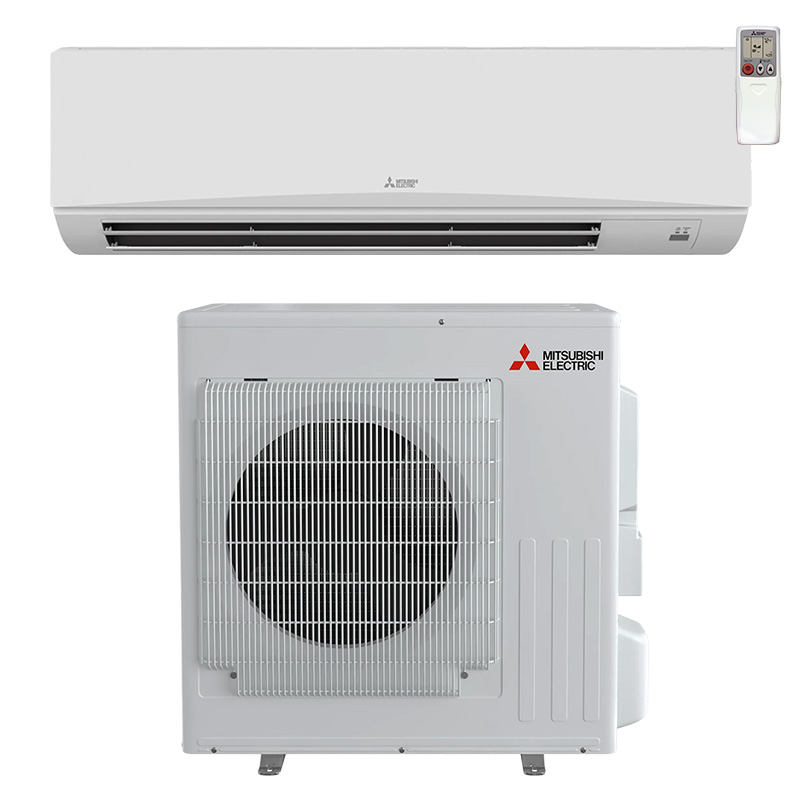 Mitsubishi 30000 BTU Mini Split Cooling Only AC Wall Mount Indoor Unit System | 19.2 SEER2 Single Zone | R454B
