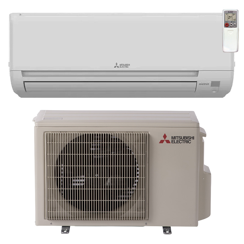 Mitsubishi 15000 BTU Mini Split Heat Pump AC Wall Mount Indoor Unit System | 22.2 SEER2 Single Zone | GX Series | R454B
