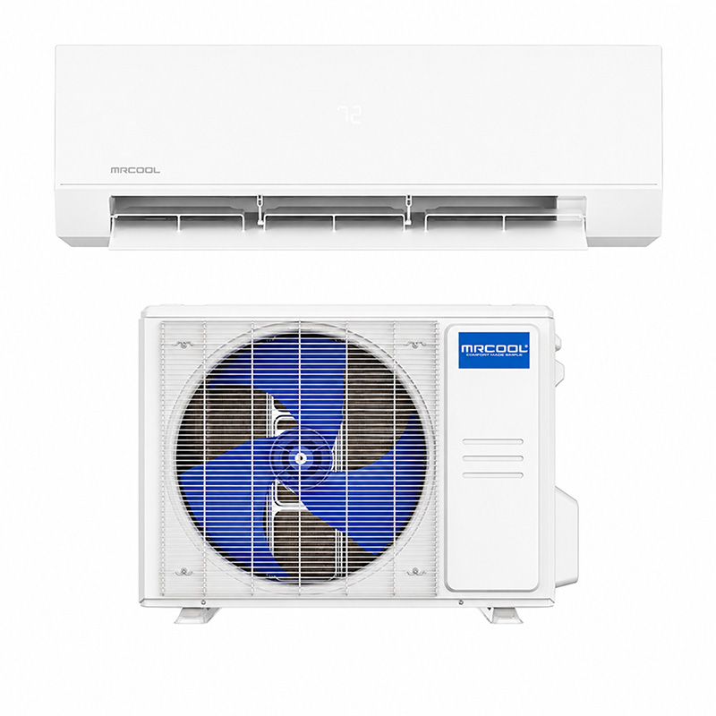 MRCOOL Olympus 9,000 BTU Ductless Mini Split Heat Pump System, 230V – 4th Generation | Single Zone, 27.4 SEER2, R454B
