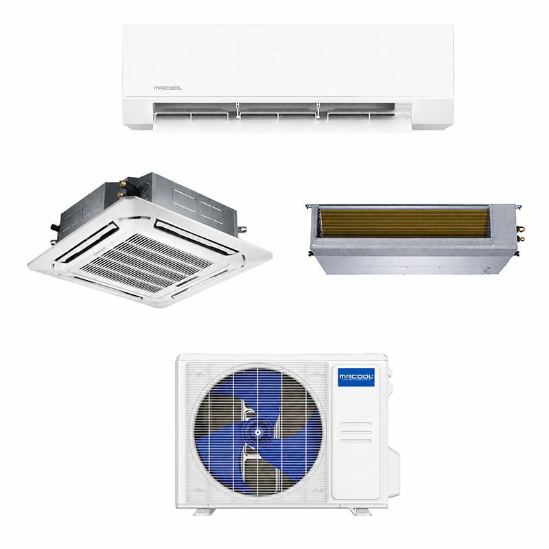 MrCool Olympus 3-Zone 27,000 BTU Mini-Split Heat Pump System for Up to 3 Rooms – Choose Your Indoor Units, 4th Generation, R454B