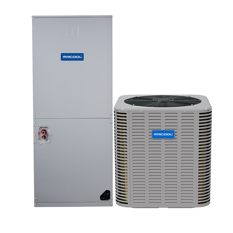MrCool Signature 1.5 Ton Central Air Conditioner System with Multi-Position Air Handler – 14.3 SEER2, R454B