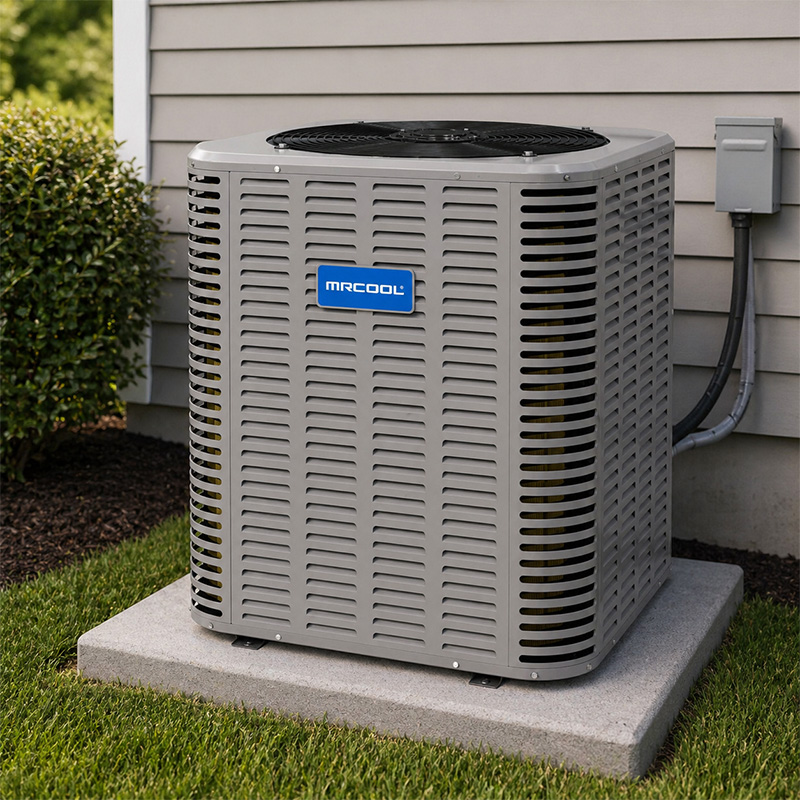 MrCool Signature 3.5 Ton Central Heat Pump Condenser - 14.3 SEER2, R454B (MCAESHS4T4221AA)