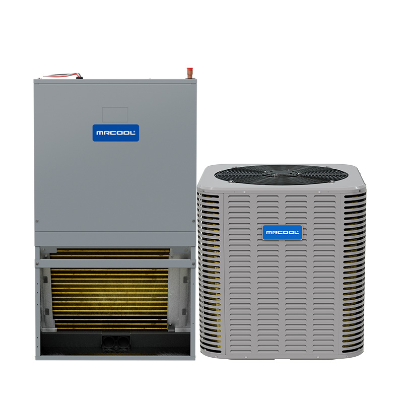 MrCool Signature 2 Ton Central Heat Pump System with Wall Mount Air Handler – 14.3 SEER2, R454B