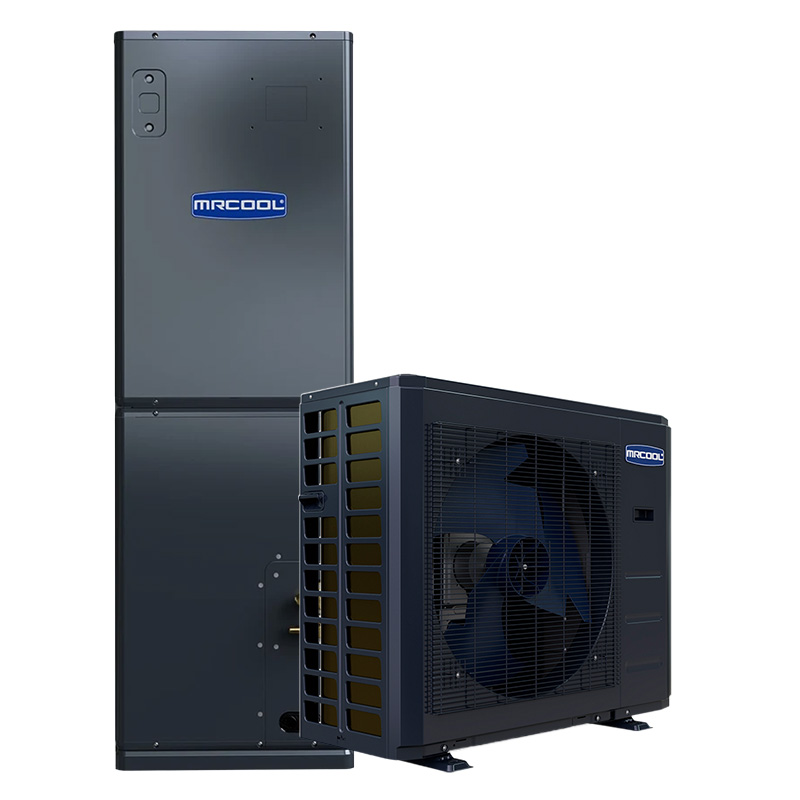 MrCool Universal 2.5 Ton Central Ducted Heat Pump Split System - 17.2 SEER2, 100% Heat At -13°F, R454B