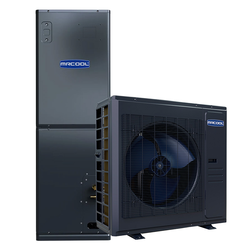 MrCool Universal 4 Ton Central Ducted Heat Pump Split System - 17.5 SEER2, 100% Heat At -13°F, R454B