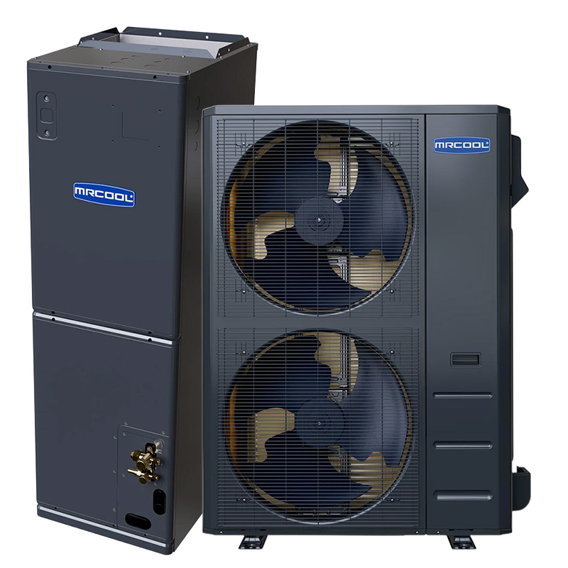 MrCool Universal 5 Ton Central Ducted Heat Pump Split System - 17.5 SEER2, 100% Heat At -13°F, R454B
