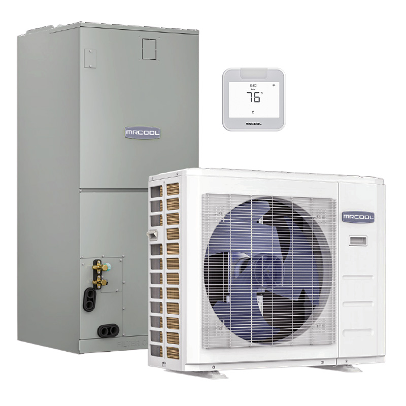 MrCool VersaPro 3 Ton Central Ducted Heat Pump System - 2nd Generation | 16.2 SEER2, R454B, with Smart Thermostat